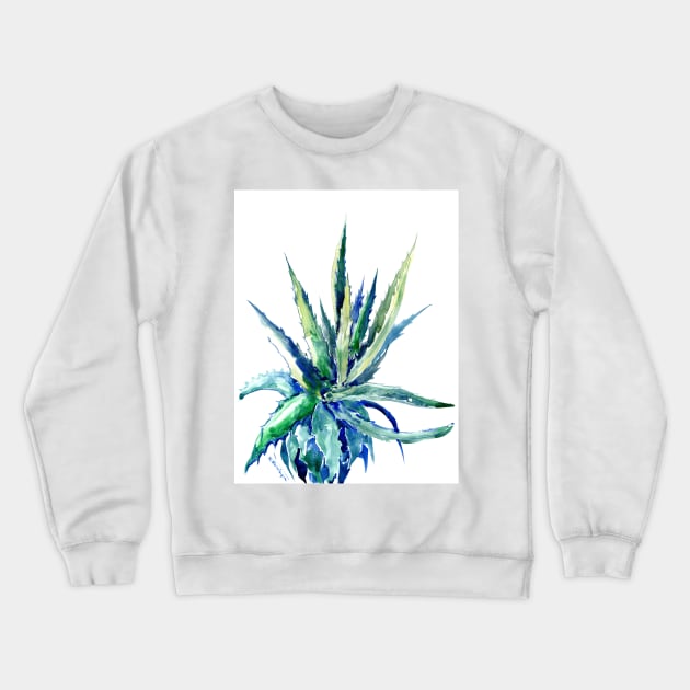 Aloe desert southwestern plants Crewneck Sweatshirt by surenart